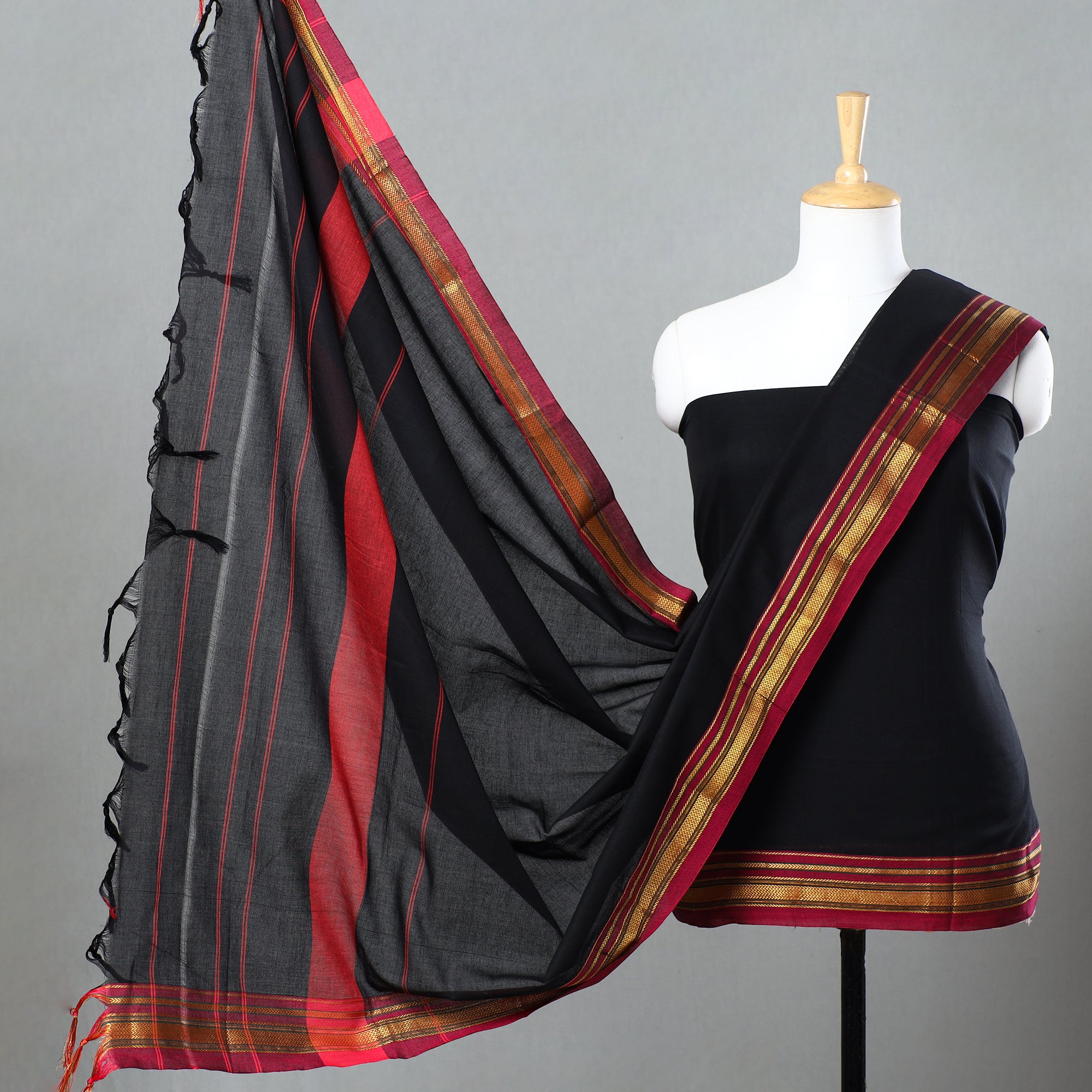Cotton Satin Bandhani Dress Material at best price in Jamnagar | ID:  22883365255