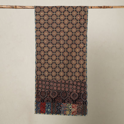Multicolor - Ajrakh Block Printed Patchwork Cotton Stole