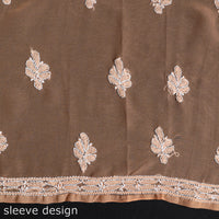 3pc Hand Embroidery Georgette Chikankari Dress Material 06