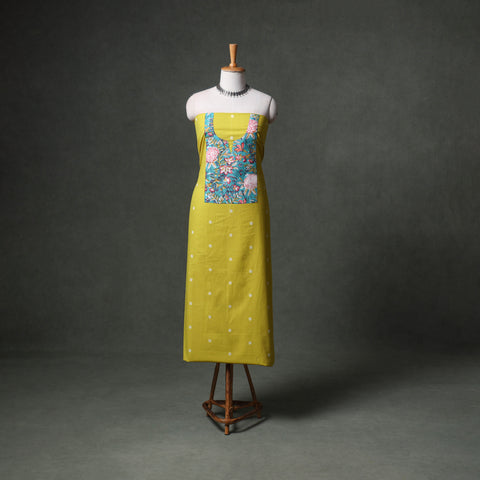 Patchwork Jacquard Buti Cotton Unstitched Kurta Material (2.5M) 85
