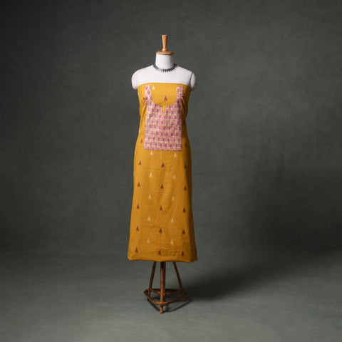 Patchwork Jacquard Buti Cotton Unstitched Kurta Material (2.5M) 87