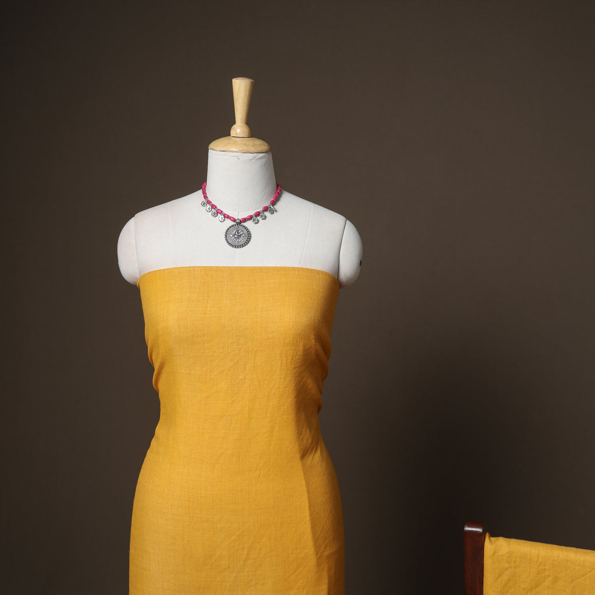 Plain Woolen Unstitched Dress Material: Kurta, Bottom with Dupatta 03