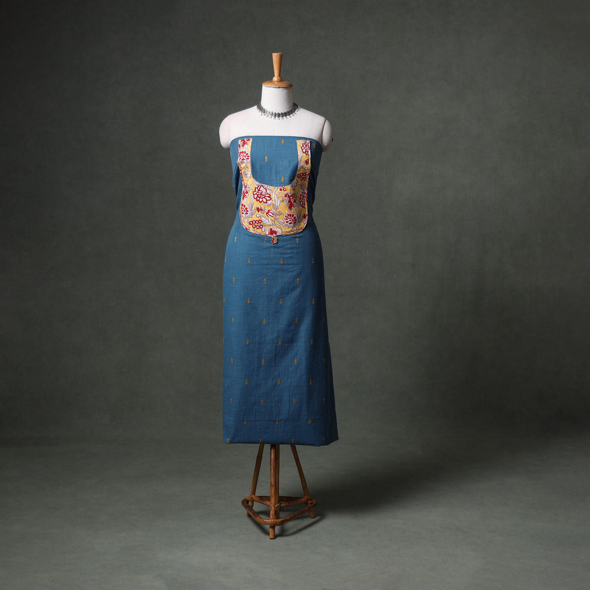 Patchwork Jacquard Buti Cotton Unstitched Kurta Material (2.5M) 88