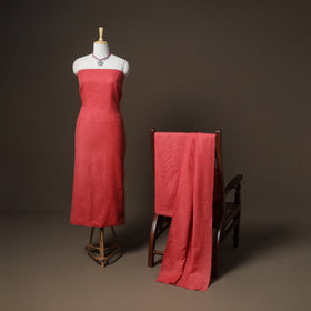 Plain Woolen Unstitched Dress Material: Kurta, Bottom with Dupatta 04