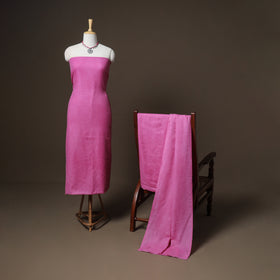 Plain Woolen Unstitched Dress Material: Kurta, Bottom with Dupatta 07