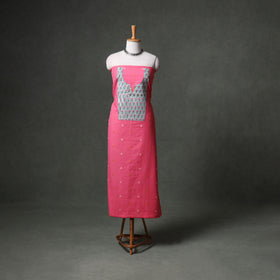 Patchwork Jacquard Buti Cotton Unstitched Kurta Material (2.5M) 93