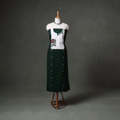 Patchwork Jacquard Buti Cotton Unstitched Kurta Material (2.5M) 94