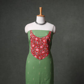 Patchwork Jacquard Buti Cotton Unstitched Kurta Material (2.5M) 95