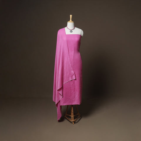 Plain Woolen Unstitched Dress Material: Kurta, Bottom with Dupatta 07