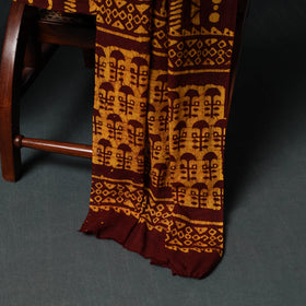 Kutch Hand Block Batik Print Cotton 3pc Unstitched Dress Material Suit Set 42