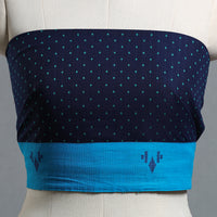 Blue - Jacquard Cotton Blouse Piece 09