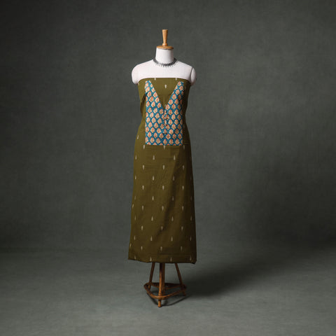 Patchwork Jacquard Buti Cotton Unstitched Kurta Material (2.5M) 98