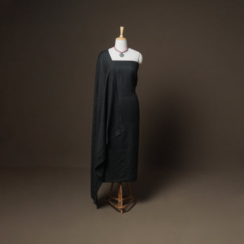 Plain Woolen Unstitched Dress Material: Kurta, Bottom with Dupatta 09