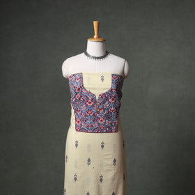Patchwork Jacquard Buti Cotton Unstitched Kurta Material (2.5M) 99