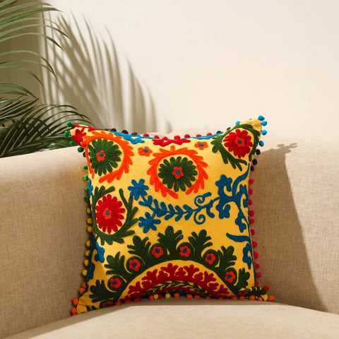 Suzani Embroidery Cushion Cover