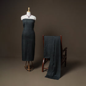 Plain Woolen Unstitched Dress Material: Kurta, Bottom with Dupatta 10