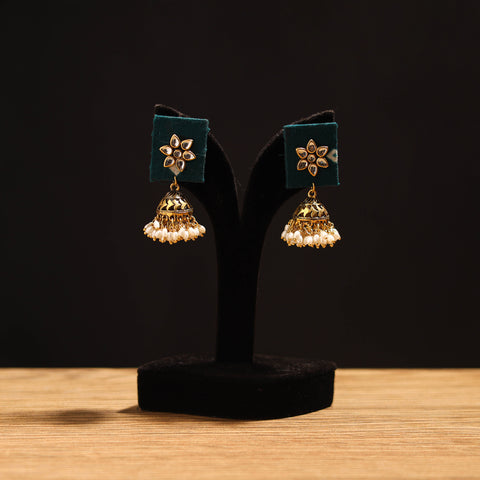 Falak Stone Work Fabart GS Jhumka Earrings