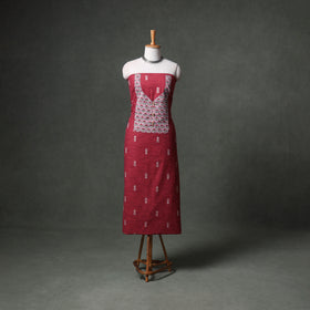 Patchwork Jacquard Buti Cotton Unstitched Kurta Material (2.5M) 105