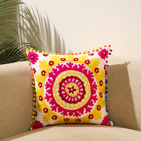 Suzani Embroidery Cushion Cover