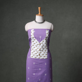 Patchwork Jacquard Buti Cotton Unstitched Kurta Material (2.5M) 106