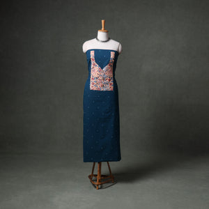 Patchwork Jacquard Buti Cotton Unstitched Kurta Material (2.5M) 107