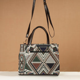 multicolor Handcrafted Printed Hand Bag