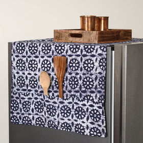  Handmade Cotton Fridge Top Cover with Multiple Pockets 06 