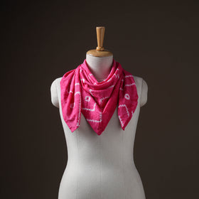 Pure Cotton Shibori Tie-Dye Scarf 01