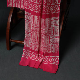 Kutch Hand Block Batik Print Cotton 3pc Unstitched Dress Material Suit Set 50