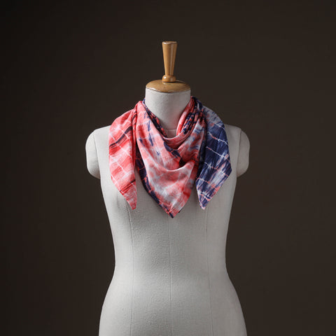 Pure Cotton Shibori Tie-Dye Scarf 02