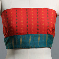 Red - Jacquard Cotton Blouse Piece 41