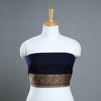 Blue - Kanchipuram Cotton Blouse Piece 40