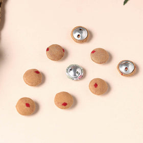  Buttonbaaz Handmade Fabric Button Small 