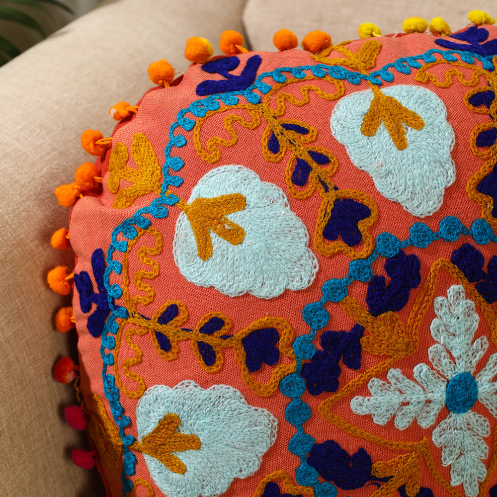 Suzani Embroidery Cushion Cover