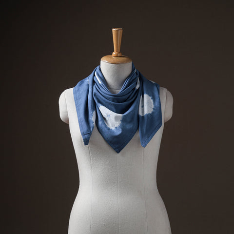 Pure Cotton Shibori Tie-Dye Scarf 06