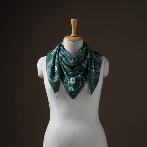 Pure Cotton Shibori Tie-Dye Scarf 08