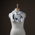 Pure Cotton Shibori Tie-Dye Scarf 09