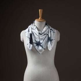 Pure Cotton Shibori Tie-Dye Scarf 09
