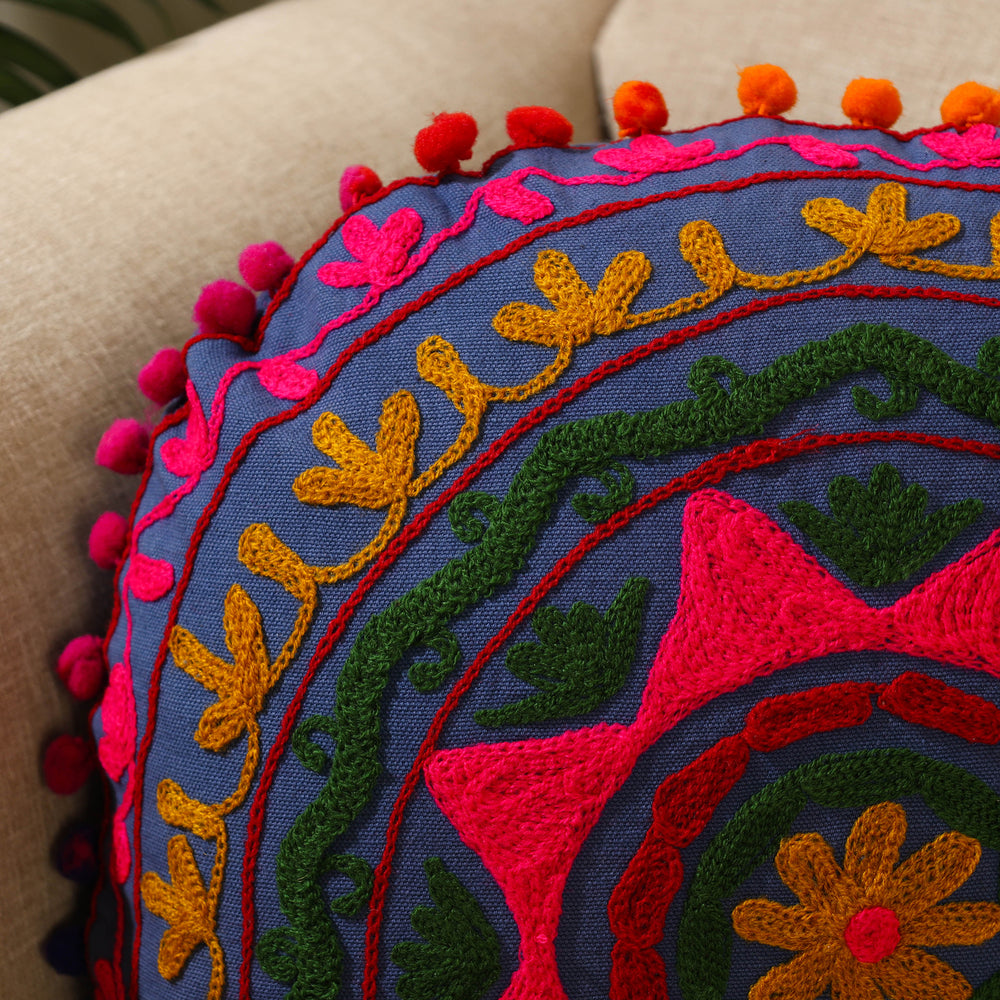 Suzani Embroidery Cushion Cover