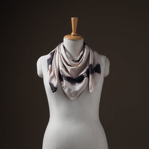 Pure Cotton Shibori Tie-Dye Scarf 15