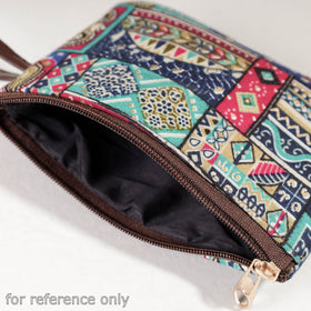 Multicolor Handcrafted Printed Hand Bag