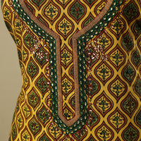 ajrakh kurta material