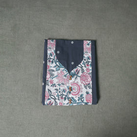 Patchwork Jacquard Buti Cotton Unstitched Kurta Material (2.5M) 110