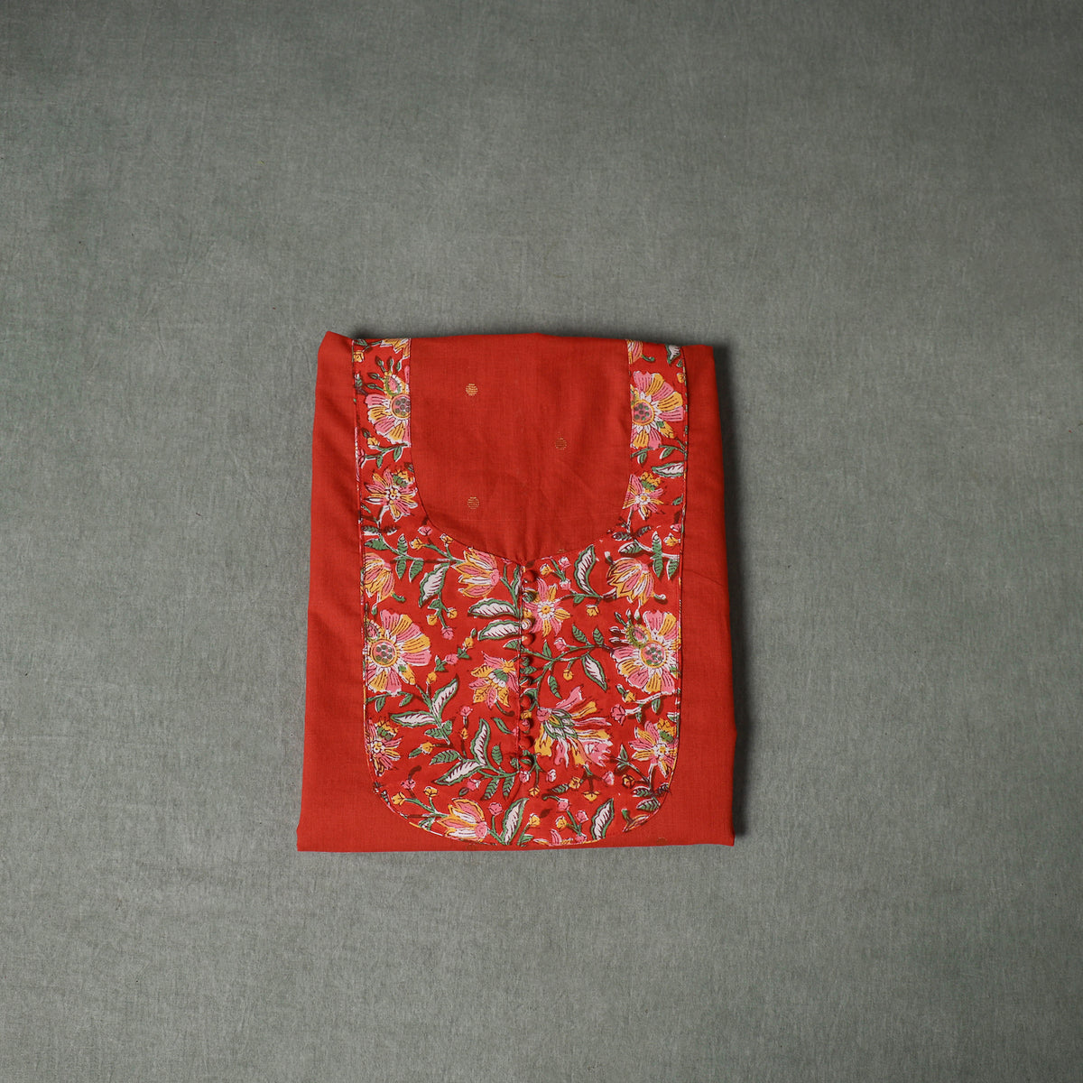 Patchwork Jacquard Buti Cotton Unstitched Kurta Material (2.5M) 108