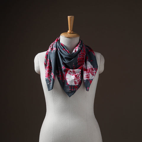 Pure Cotton Shibori Tie-Dye Scarf 21