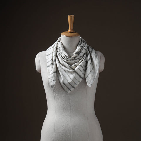 Pure Cotton Shibori Tie-Dye Scarf 23