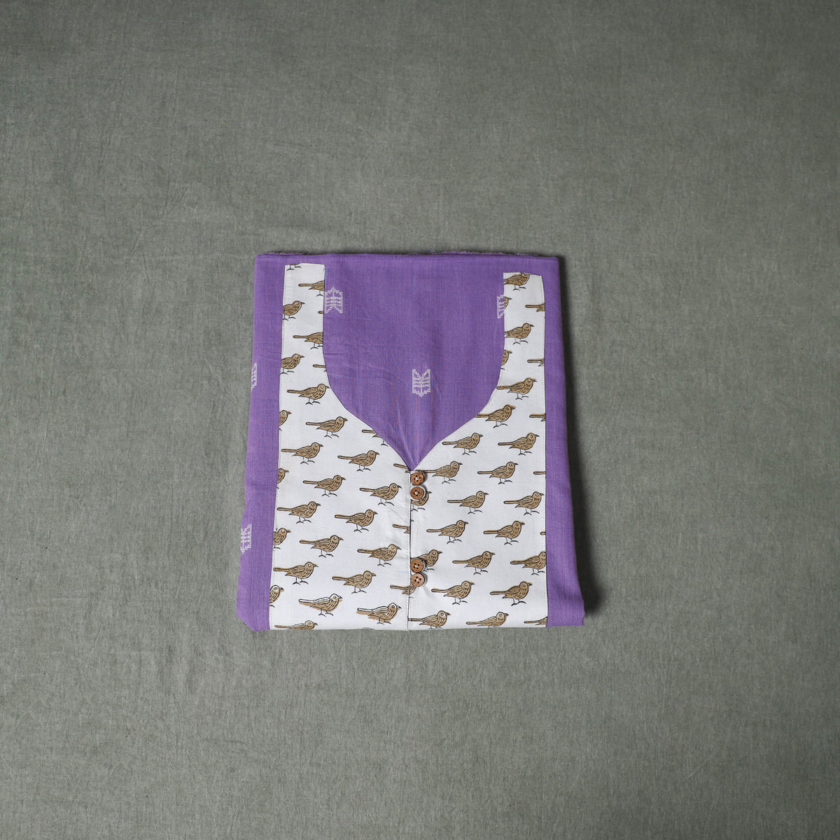 Patchwork Jacquard Buti Cotton Unstitched Kurta Material (2.5M) 106
