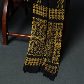 Kutch Hand Block Batik Print Cotton 3pc Unstitched Dress Material Suit Set 55