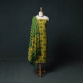 Kutch Hand Block Batik Print Cotton 3pc Unstitched Dress Material Suit Set 57