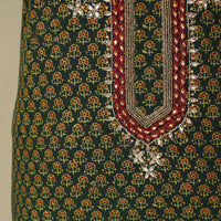 ajrakh kurta material